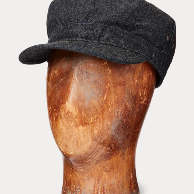 RRL 인디고 데님 캡
