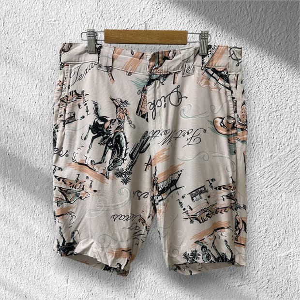 (28)디키즈 패턴 반바지-Y395