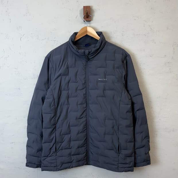 몽벨 구스다운 경량패딩 그레이