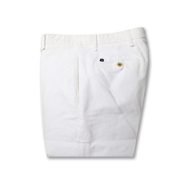 라르디니 [Lardini] 화이트 코듀로이 이태리 메이드 슬림 팬츠