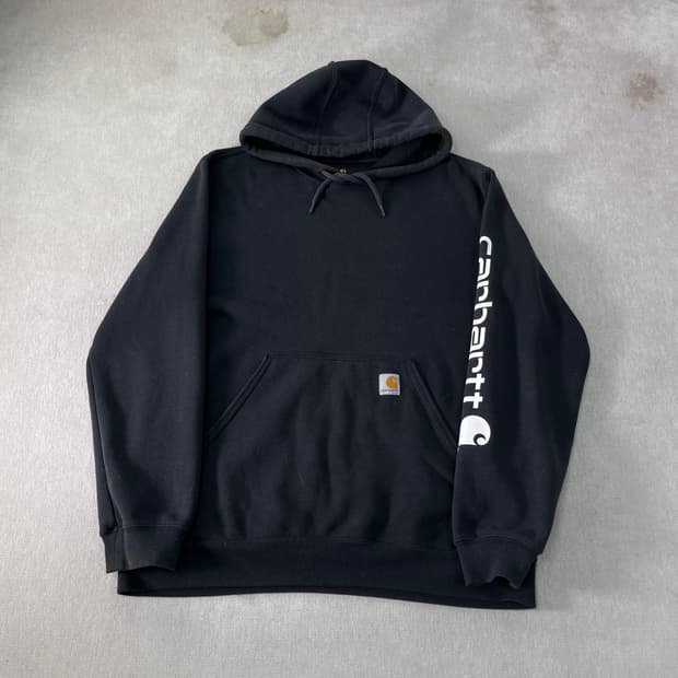 105 칼하트 사이드라인 차콜 후드티