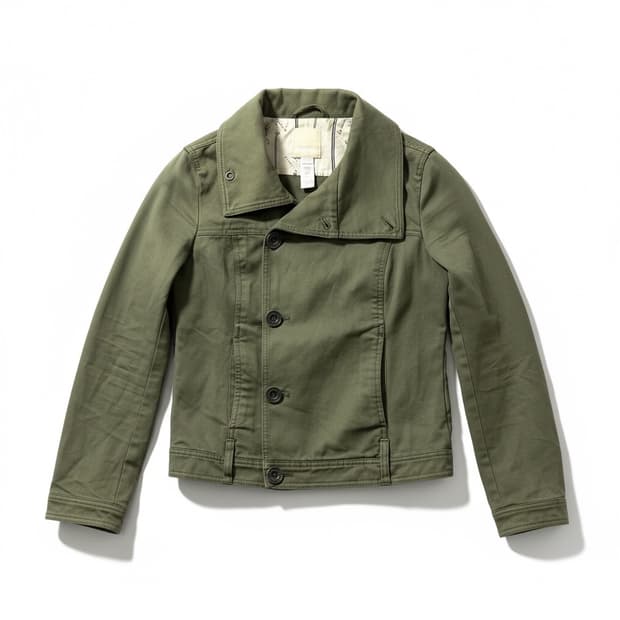 DIESEL 디젤 올리브그린 코튼 재킷