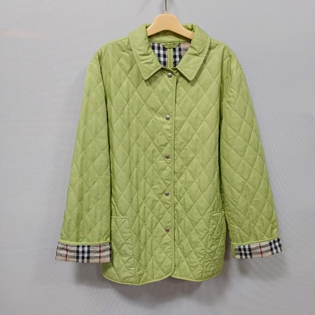 버버리 퀼팅 자켓 오버핏 여성 L