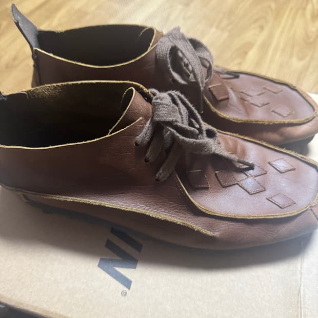 폴리테루 스티치드 왈라비 레더브라운[3]