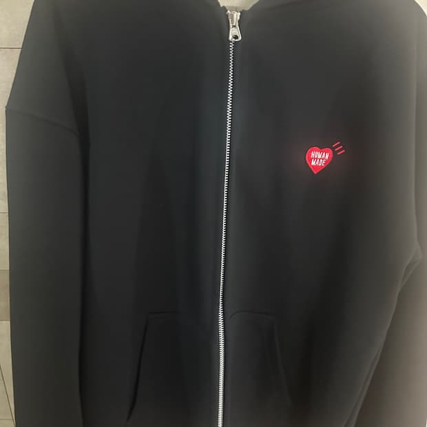 휴먼메이드 후드 집업