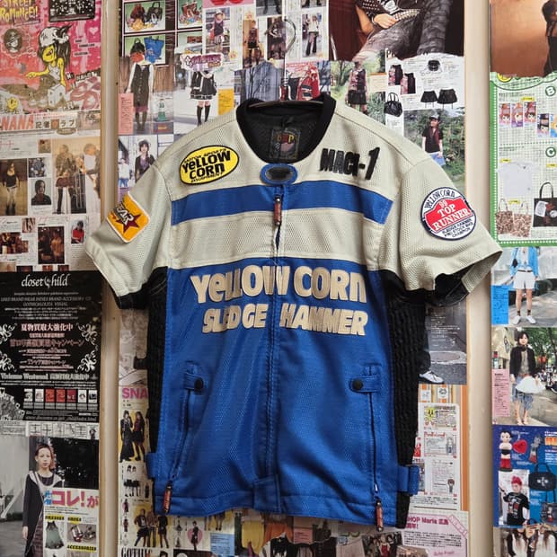 JPN 옐로우콘 레이싱 반팔 자켓