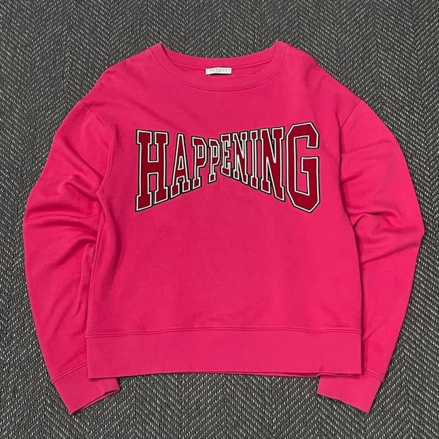 산드로 레터링 스웻셔츠 v0159