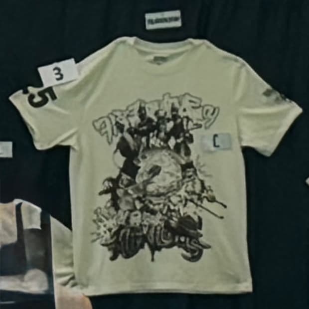 트래비스스캇 한글 머천 반팔 XL 1 / XXL 2