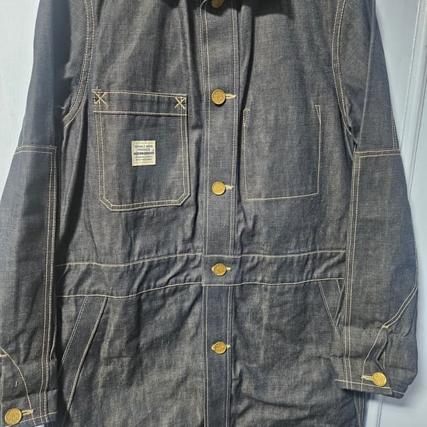 네이버후드 데님 워크 자켓