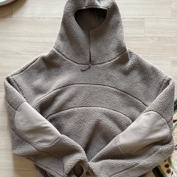 엔타이어스튜디오 플러피 플리스 브라운