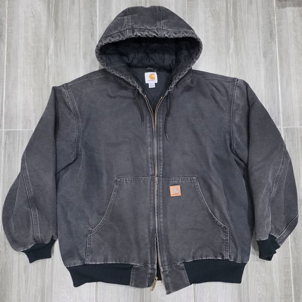 칼하트 j130 blk 블랙 액티브 자켓 L