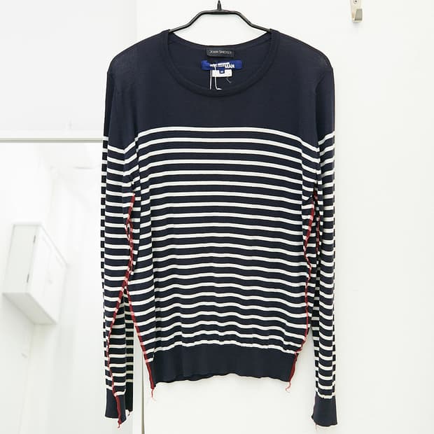 Stripe Cotton Knit Top