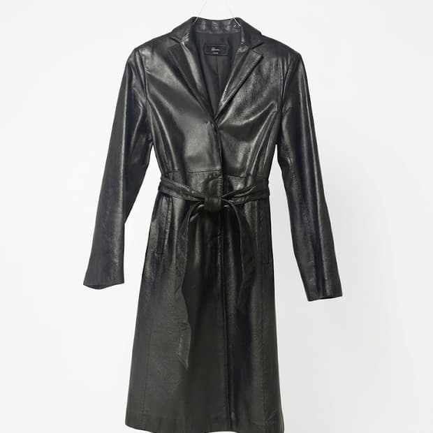 빈티지 리얼 레더코트