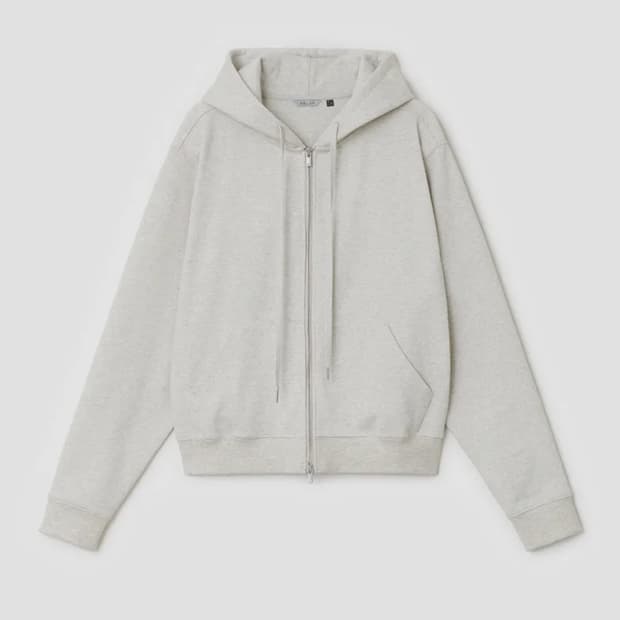 벨리에 후디 집업 - 크림 05size