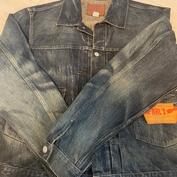 rrl 더블알엘 웨스트뷰 트러커 자켓 xl