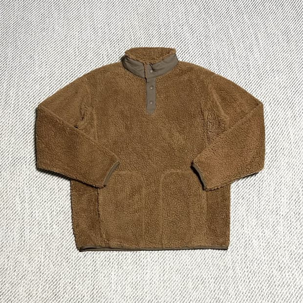 [L] Uniqlo x 화이트 마운티니어링 헨리넥 후리스 풀오버