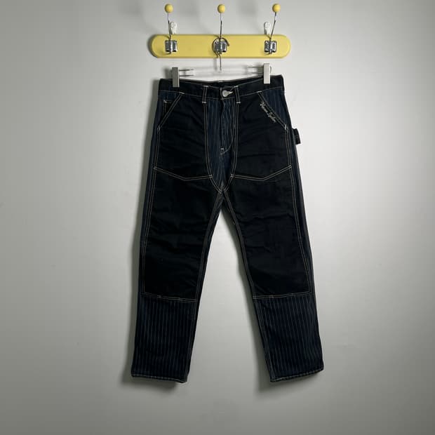 밴슨 레더 더블니 카펜터 데님 팬츠 30