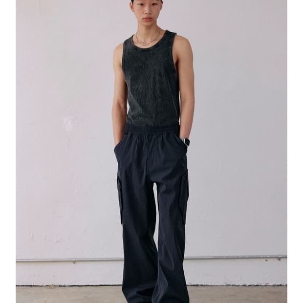 벨리에 웨이비 카고 팬츠 네이비 m