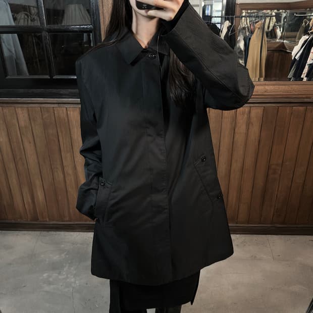 NEWYORKER quilted liner balmacaan coat