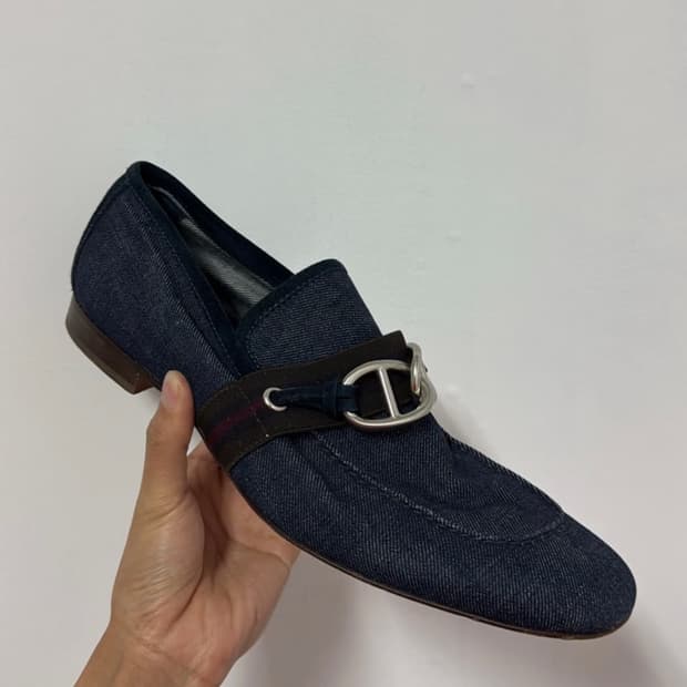 [280] 90’s 미우미우 체인 데님 로퍼