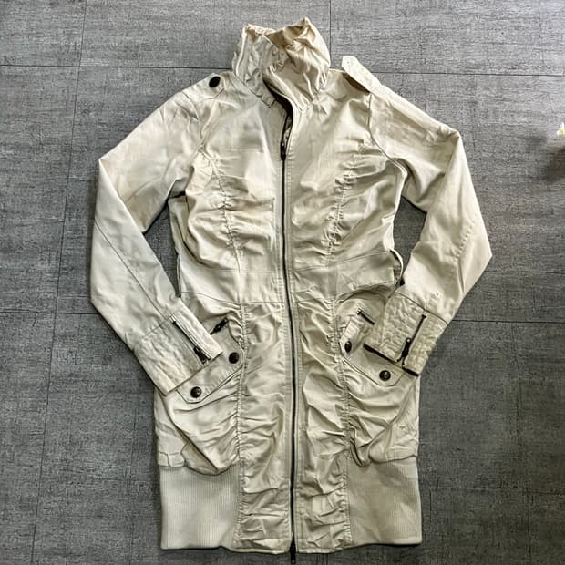 일본빈티지 Vanitface 핀터깔y2k 오리엔탈펑크 곱창 미디자켓