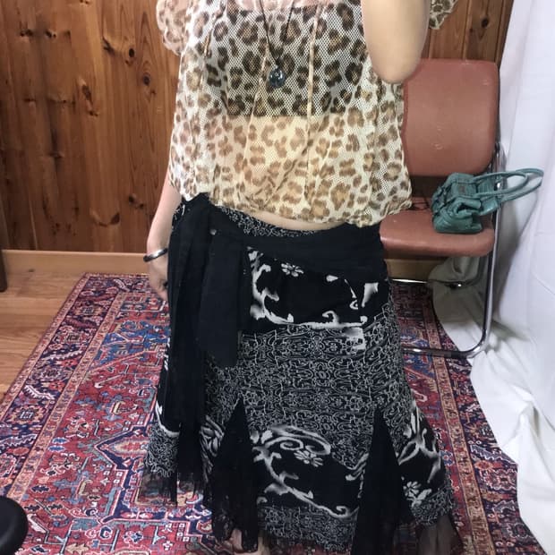 0018 - Baby Cheetah Eyelet Blouse