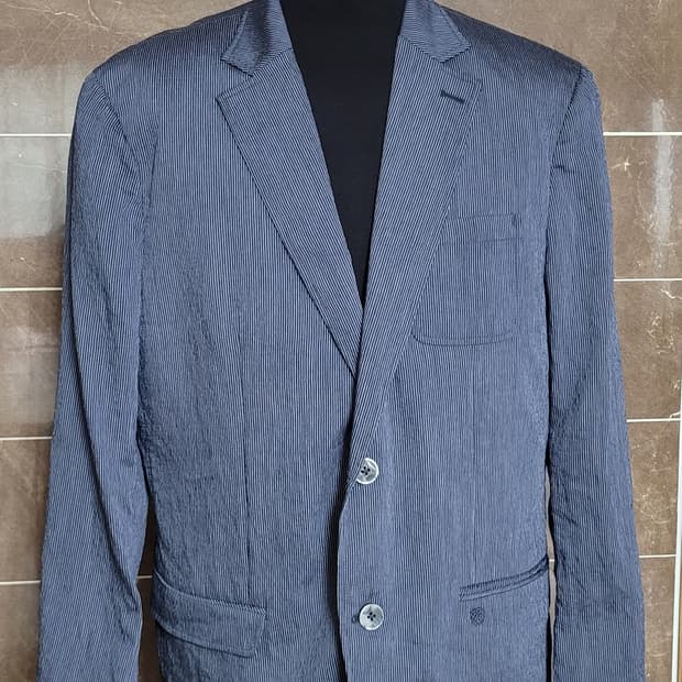 👔남성105사이즈👔루이까스텔 네이비 자켓(여름용)