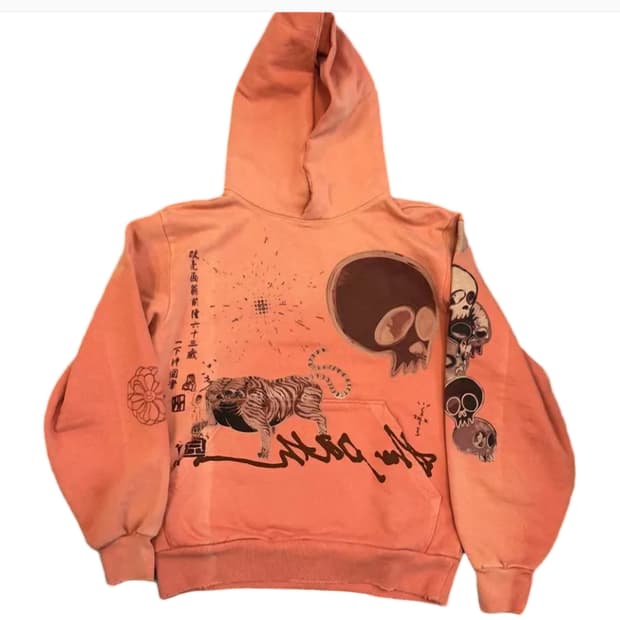 트래비스 스캇 캑터스 잭 무라카미 타카시 후드