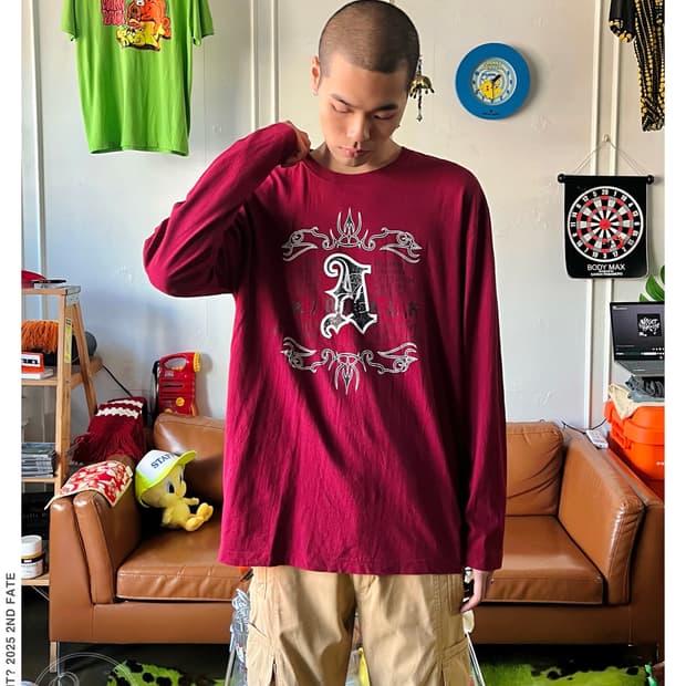 90-00s Old AirWalk Tribal Long-Sleeve