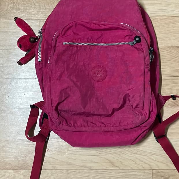 키플링 핑크 백팩