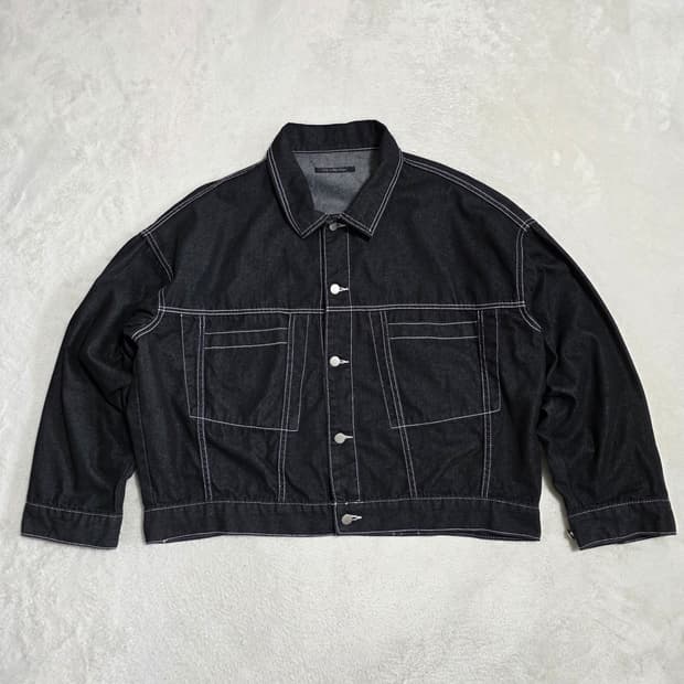 (F)GLAMOUR 오버핏 데님 자켓