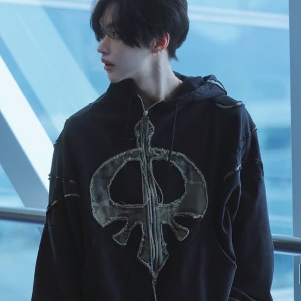 원빈 착용 skoot 스쿠웃 후드집업