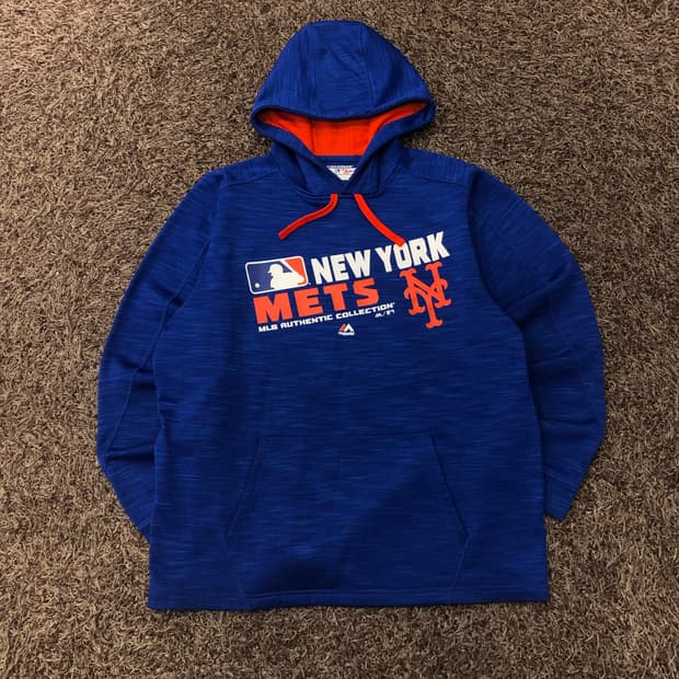 L 마제스틱 뉴욕 메츠 MLB 후드티