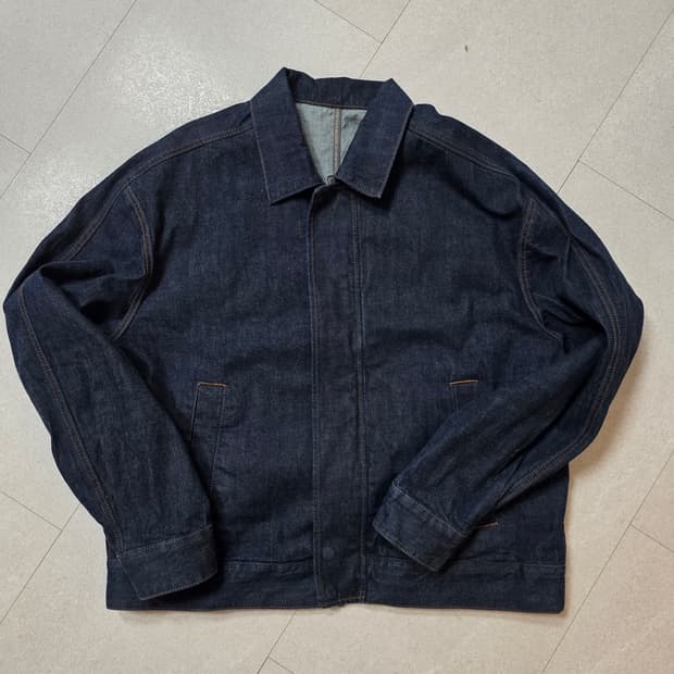 CONE 오버사이즈 데님 블루종 재킷 [딥 인디고] 짱구대디협업