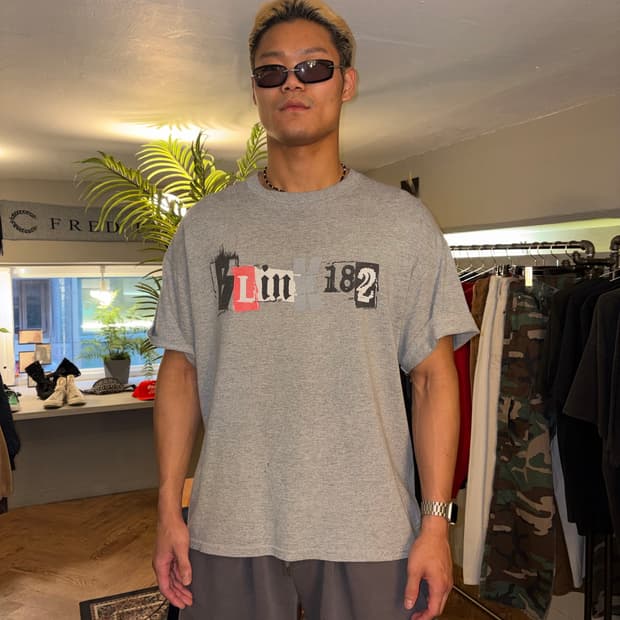 00‘s Blink-182 Ransom note logo T-shirt
