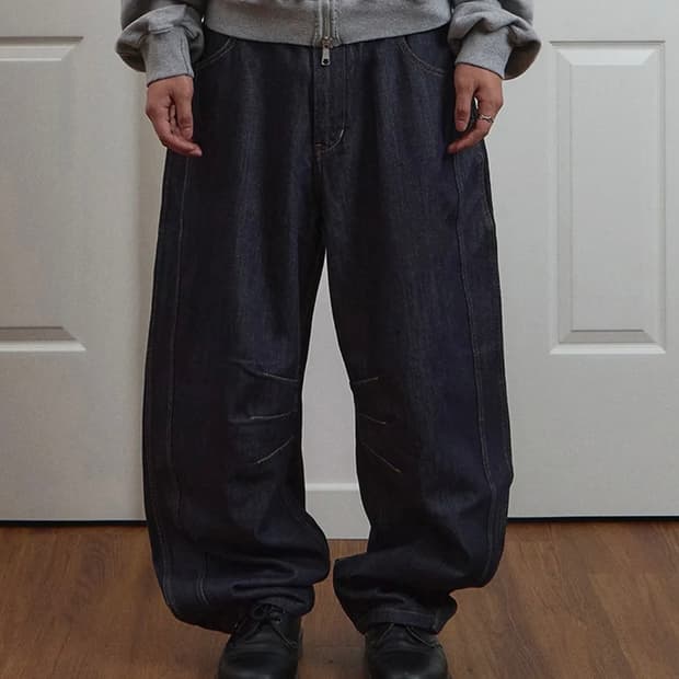 [교환]  9999아카이브 X 허율 테크니컬 커브드 데님