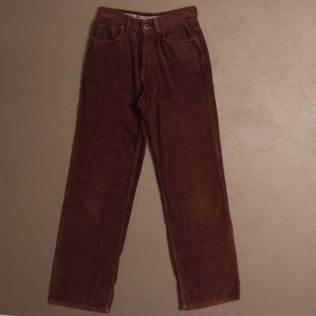 일본빈티지 브라운 코듀로이 코튼팬츠A1634