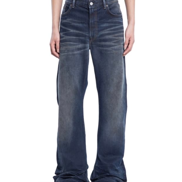 아크네 스튜디오 부츠컷 워싱 데님