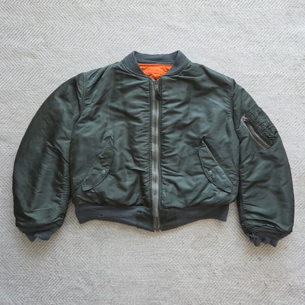 1973 OG MA-1 플라이트 자켓 E타입 L