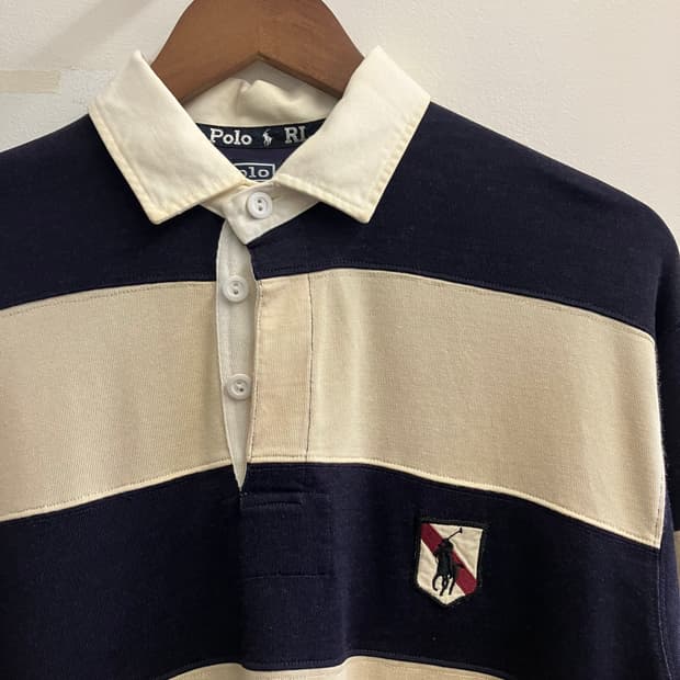 654 폴로 스트라이프 럭비티 카라티 pk