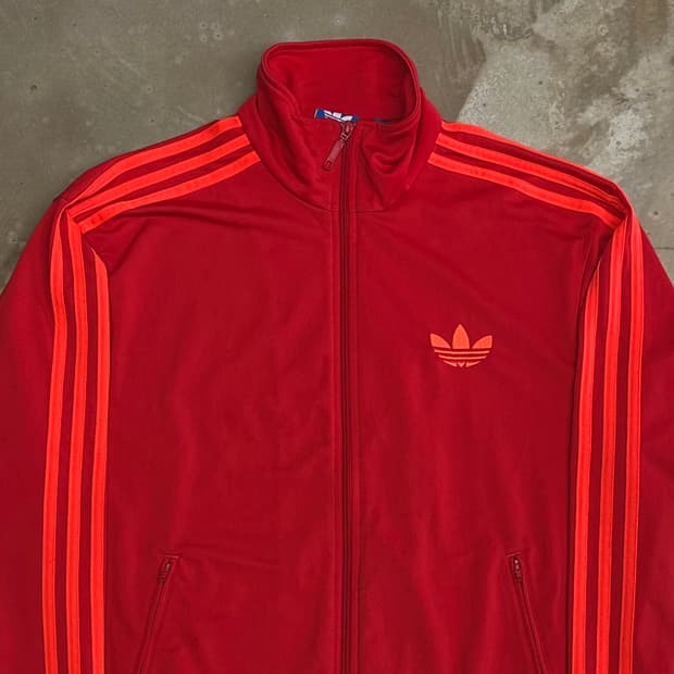 105 아디다스 파이어버드 레드 트랙탑