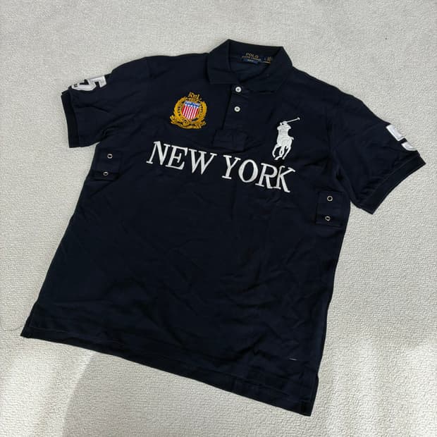 폴로 랄프로렌 뉴욕 블랙 치프키프 카라티 100