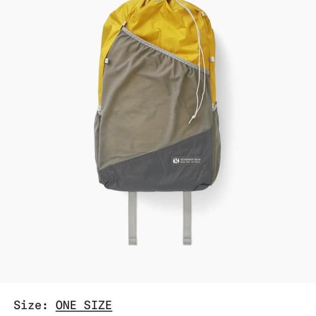 Khakis Gossamer Gear Daypack