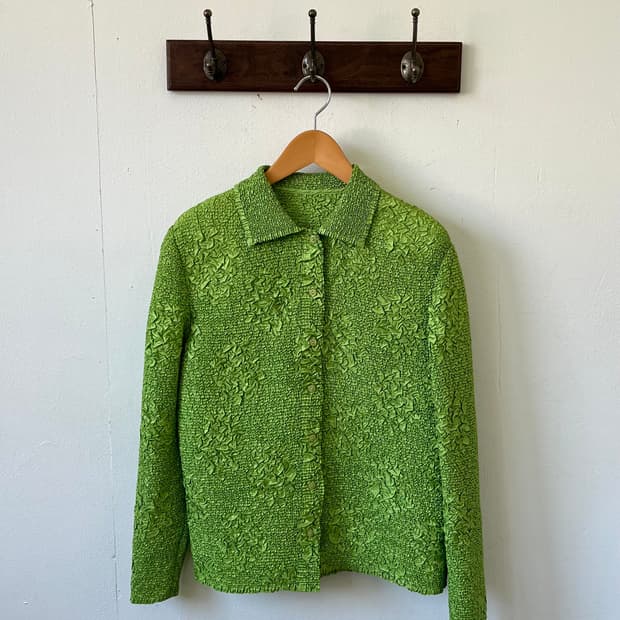 ST. CHRIS 플리츠 가디건