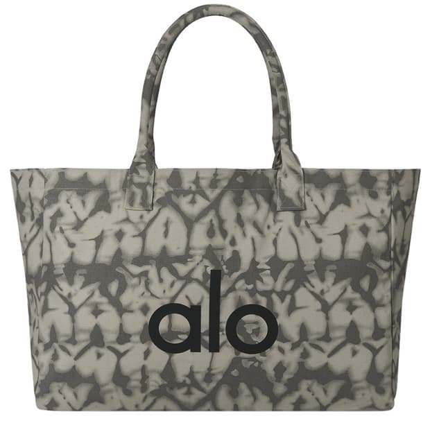 Alo Yoga Iconic Shopper Tote Bag Grey Ti
