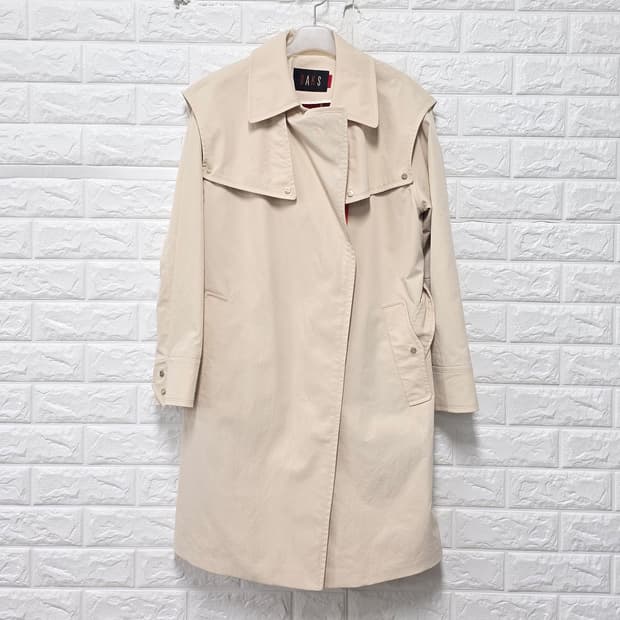 닥스 아이보리 트렌치코트 L