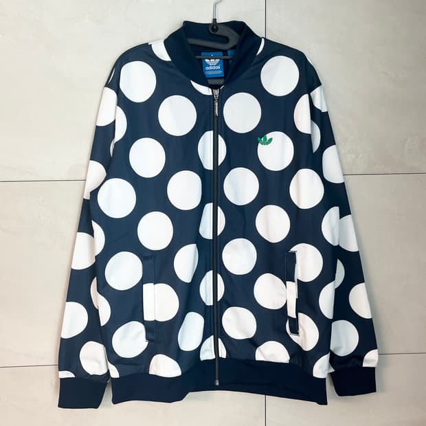 아디다스 해외판 파이어버드 도트 땡땡이 져지 [L]