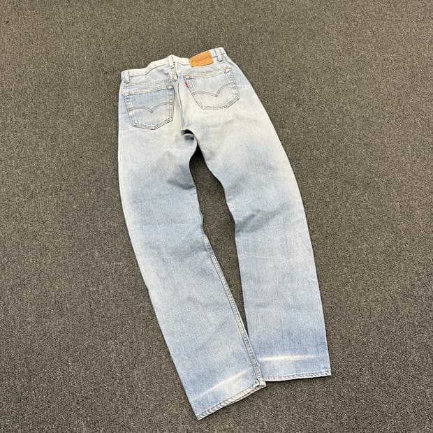 31/34) 90s 리바이스 501 연청 데님팬츠