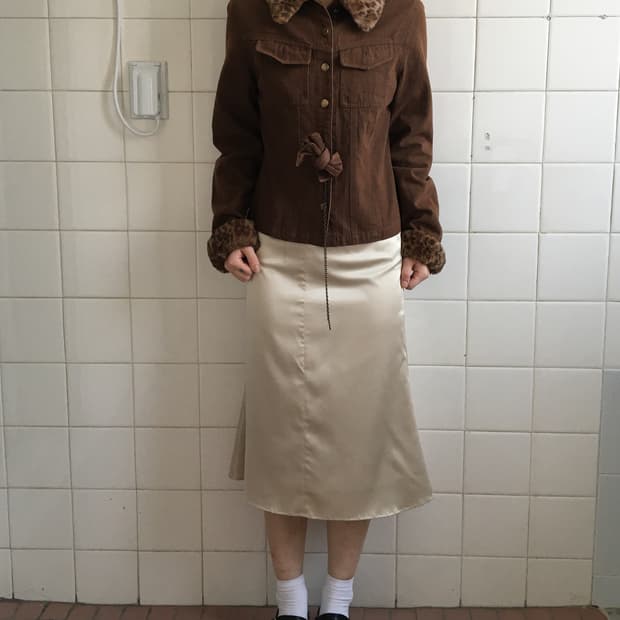 Fake fur point jacket