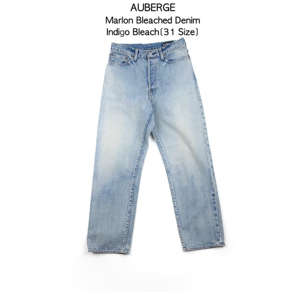 Auberge 말론 블리치 데님 인디고